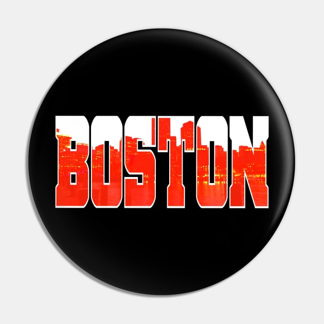 BOSTON 2 Pin by Triple R Art