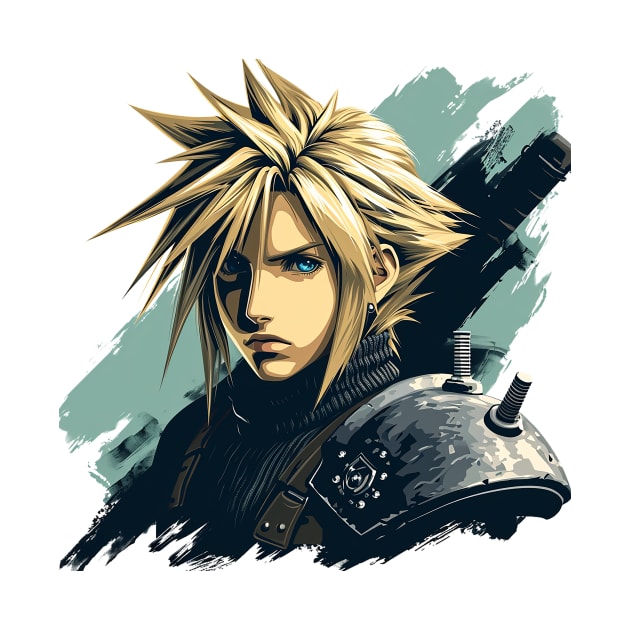 cloud strife by weirdesigns