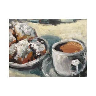 Beignets and Cafe au Lait at the Cafe du Monde T-Shirt