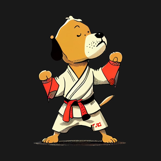 Dog Knows Karate by Pixy Official