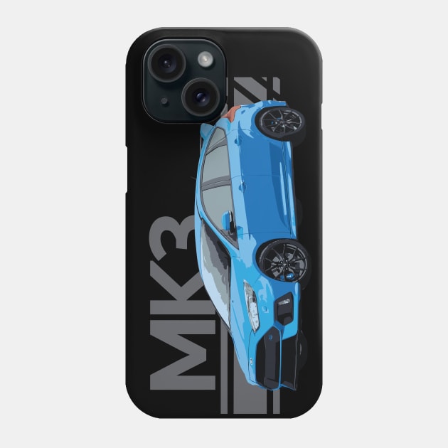 mk3 focus rs Phone Case by cowtown_cowboy