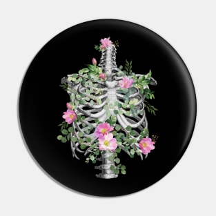 Rib Cage Floral 5 Pin