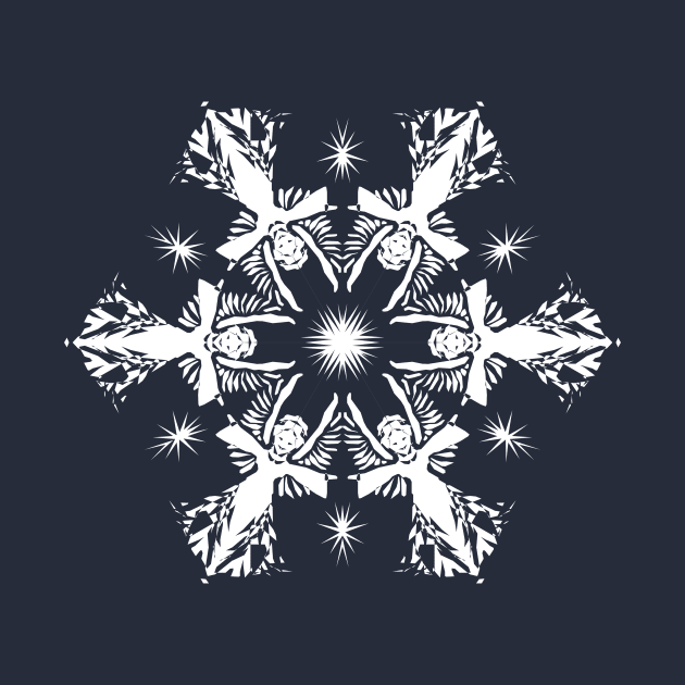 Krista's Angel Snowflake 6 by kajo1350