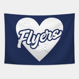 Vintage Flyers School Spirit // High School Football Mascot // Go Flyers Tapestry