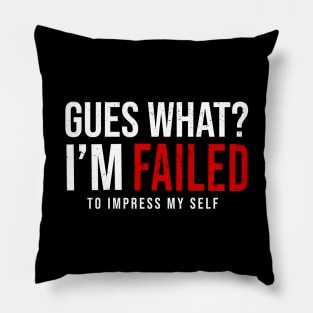 Guess What Funny Pillow