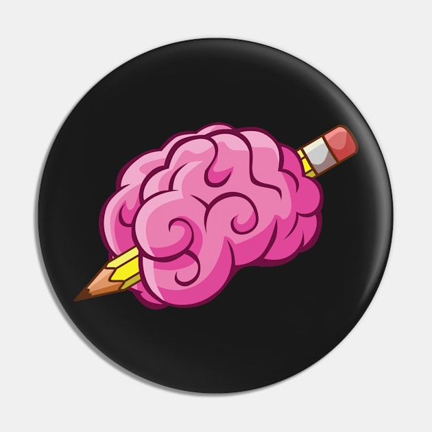 Creative Brain Pin by janlangpoako