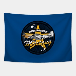 P-51 Mustang Patch Tapestry