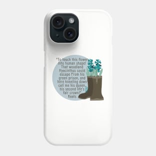 John Keats Woodland Hyacinths Phone Case