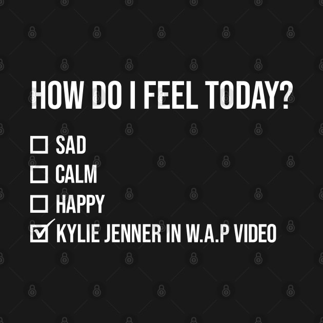 WAP- Kylie Jenner Mood Funny Quote by Hellgrafic