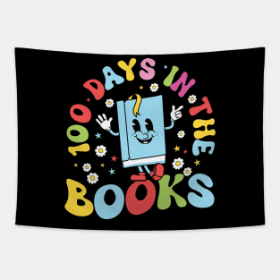 100 Days In The Books Tapestry