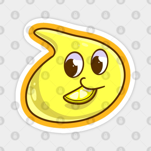 Lemon Slime Magnet by ziodynes098