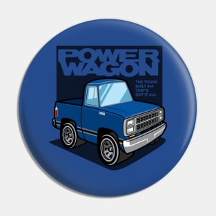 Impact Blue - Power Wagon (1980) Pin