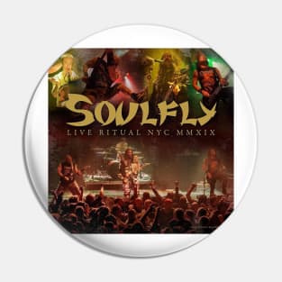 Soulfly Live Ritual Nyc Mmxix Album Cover Pin