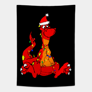 Red Dragon Kids Christmas Tapestry