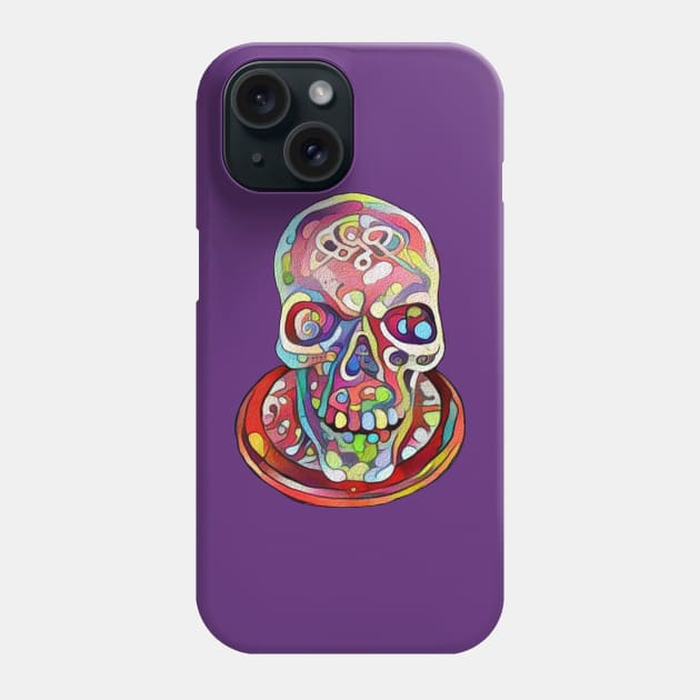 Party Skull Party Platter Phone Case by Diego-t