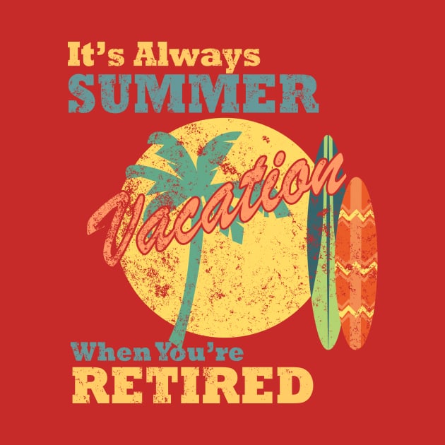 Summer Vacation T-Shirt Design by OverView