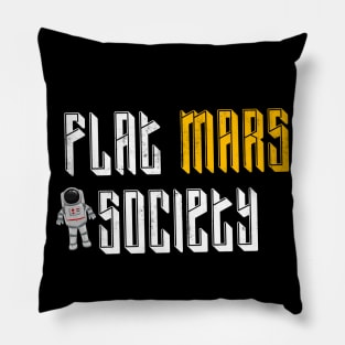 Flat mars society Pillow