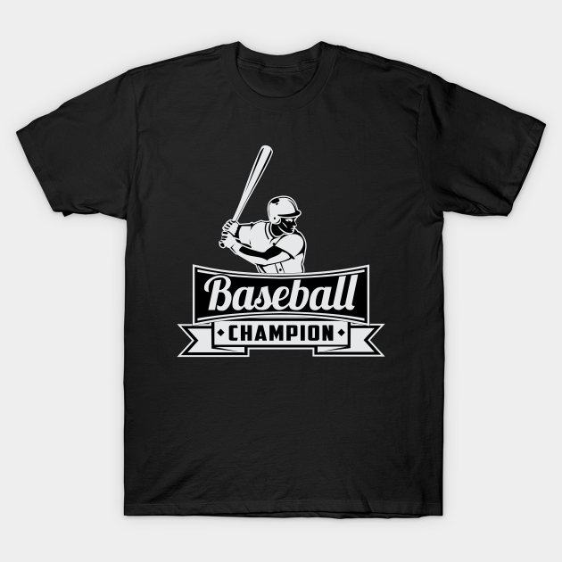 Discover Baseball Champion Pitcher Catcher - Baseball - T-Shirt