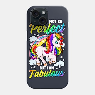 Unicorn I Am Fabulous Unicorns Funny Quotes Gift Phone Case