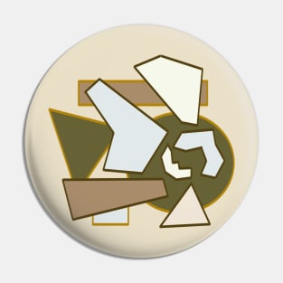 Abstract Desert Oasis Pin