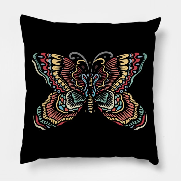 Butterfly Pillow by TambuStore