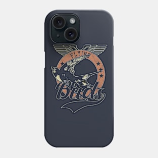 Flying Vintage Birds Phone Case