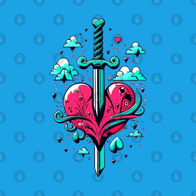 Sword Piercing through heart -Cold Hearted by Izhan's Fashion wear