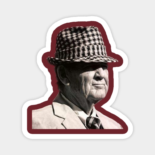 bear bryant - role tied bama Magnet by ryanmpete