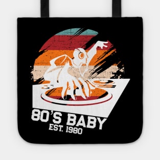 80's Baby Retro Music DJ Gift Tote