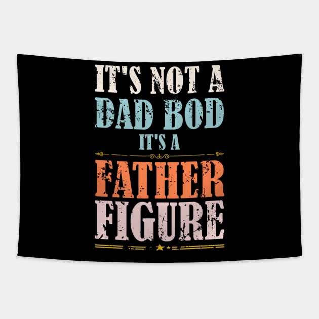 Father Figure Funny Father's Day Tapestry by Rochelle Lee Elliott