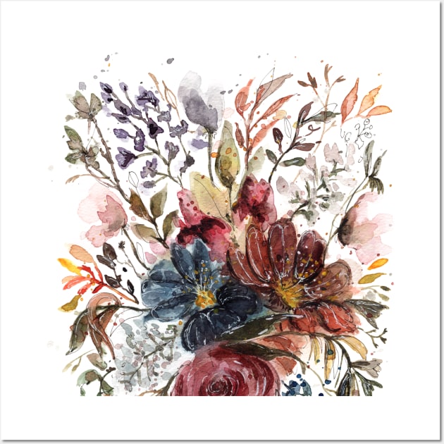 Loose Watercolor Florals