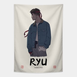 RYU - Street Fighter Casual Style Tapestry