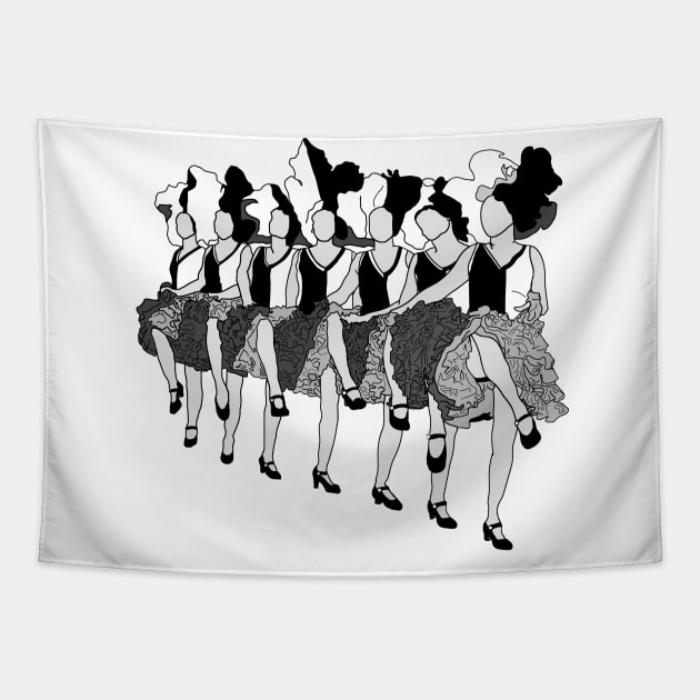 Chorus Line Tapestry by AYar