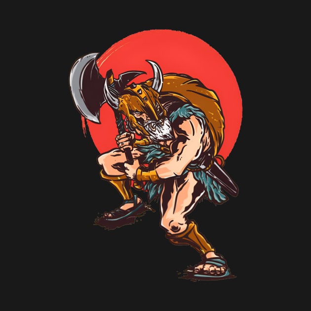 Great Axe, Fury, Legend: The Clash of Berserker, Hunter, Spartan, Viking by Wear Your Story