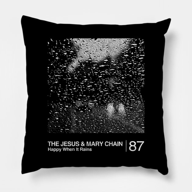 JAMC / Minimalist Graphic Design Fan Artwork Pillow by saudade