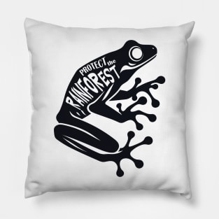 Dart frog - Protect the rainforest Pillow