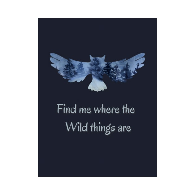 Wildlife nature - Inspirational quote for Nature lovers and travelers 1 by redwitchart