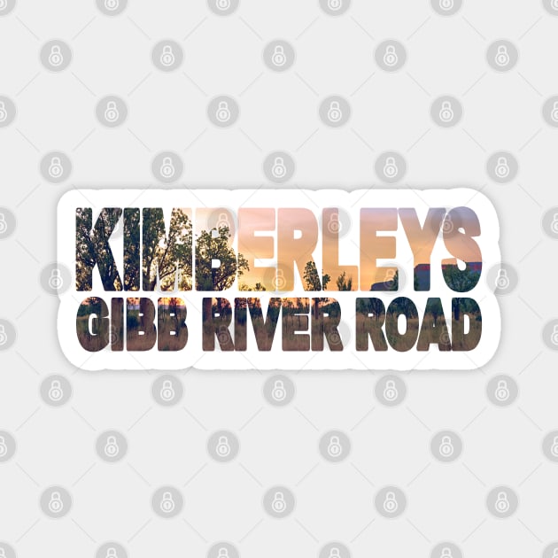 KIMBERLEYS - Gibb River Road Western Australia Boabs Magnet by TouristMerch