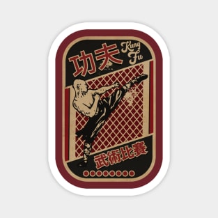 Kung Fu Vintage Tournament Magnet