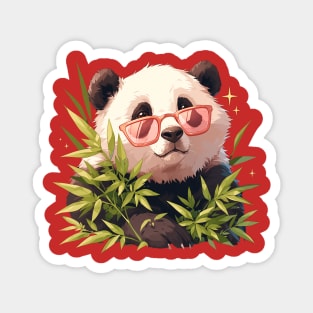 cool panda Magnet