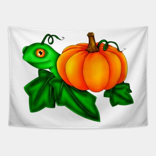 Pumpkin turtle Tapestry