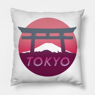 Tokyo Line Rose Pillow