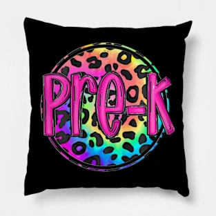 Pre-Kindergarten  Leopard PreK Teacher 1st Day of School Pillow