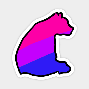 Bisexual Pride Bear Magnet