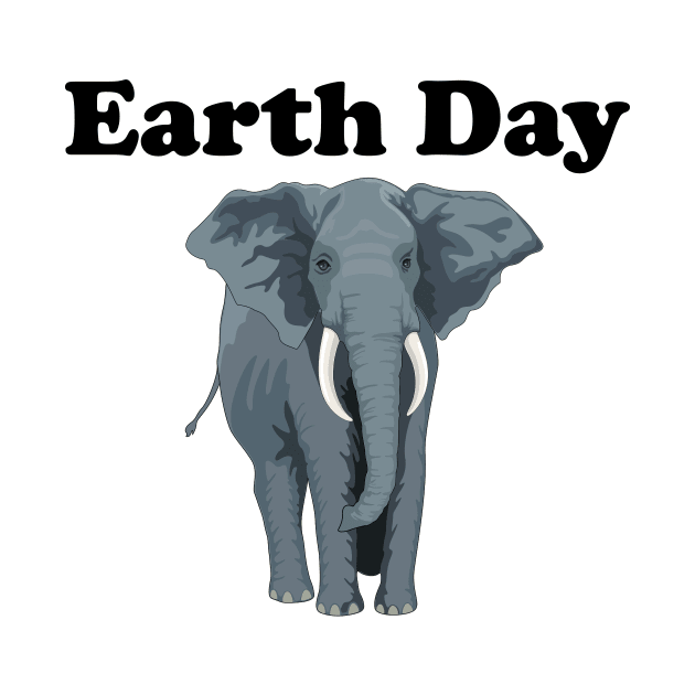 Earth Day Elephant by aesthetice1