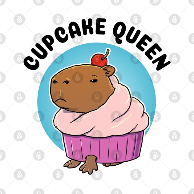 Cupcake Queen Capybara by capydays