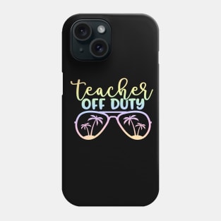 Teacher off duty - funny teacher joke/pun Phone Case