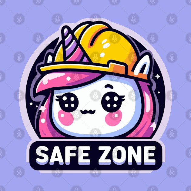 Kawaii unicorn safe zone by TomFrontierArt