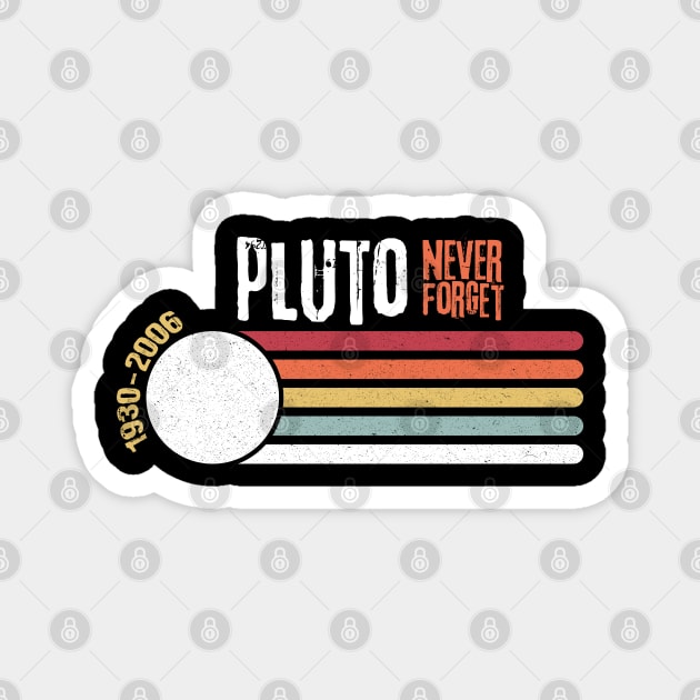 Pluto Never Forget 1930 2006 Magnet by The WYLD Tribe