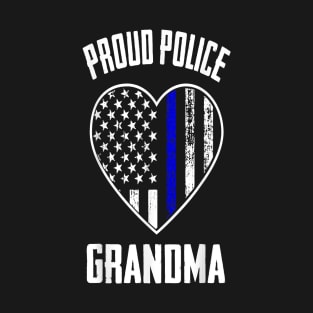 Proud police grandma T-Shirt